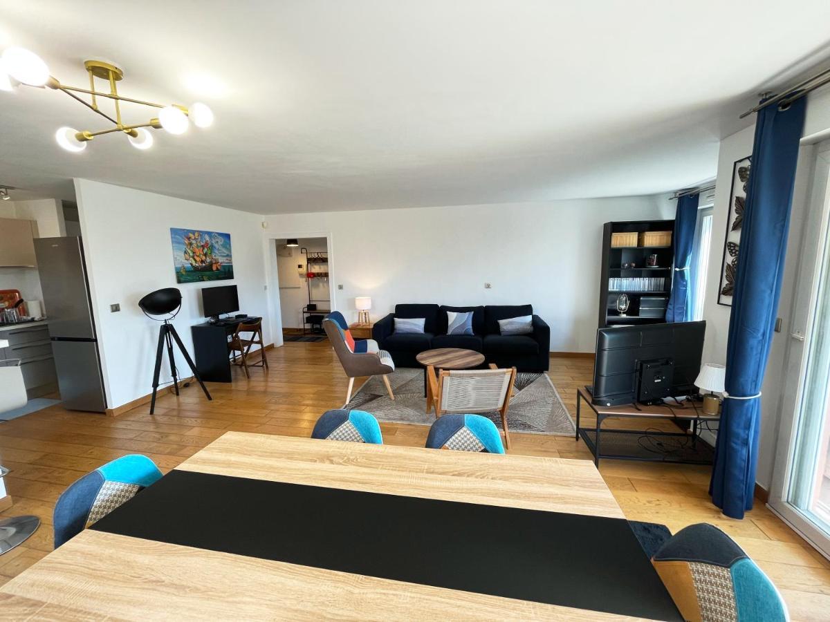 Appartement 84M² Avec 2 Parkings Privatifs Villeneuve-Loubet Eksteriør bilde